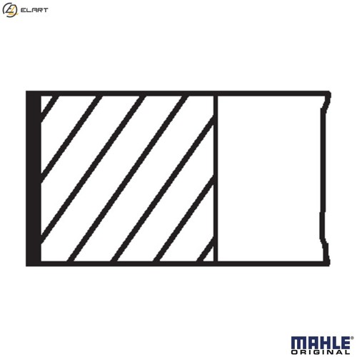 Piston ring kit 015 n0 - 68,