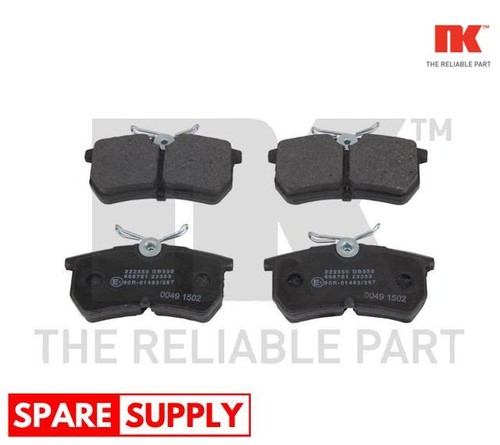 Brake pad set - brake, disc