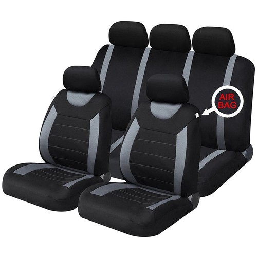 Grey black full set front - set,
