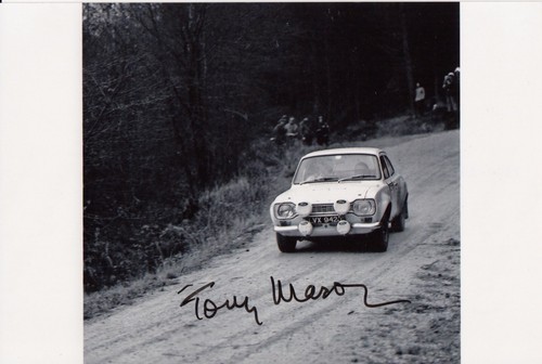 Hand signed tony mason roger - mason,