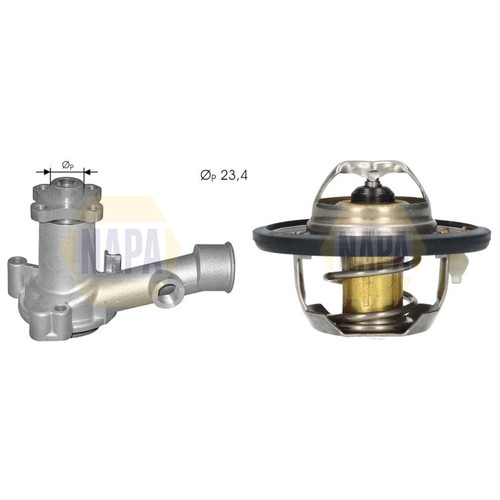 Napa water pump thermostat - pump,