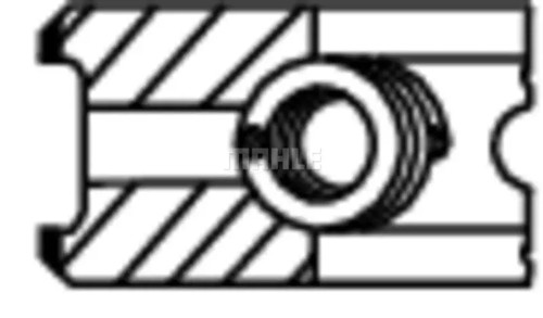 Piston ring set 013 - rs, 00109