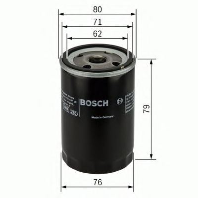 Bosch car oil filter - pack),