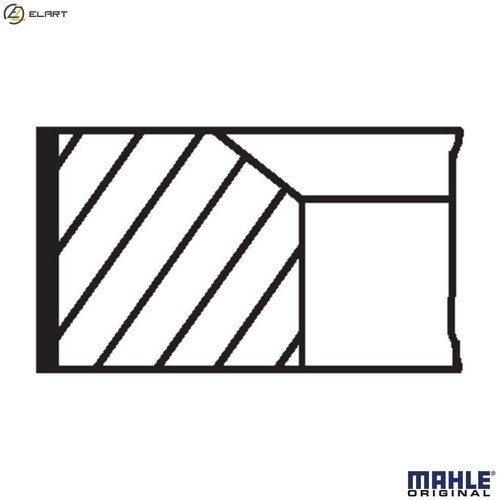Piston ring kit - kit, 013