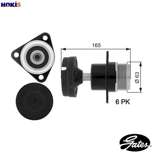 Alternator freewheel clutch - alternator,