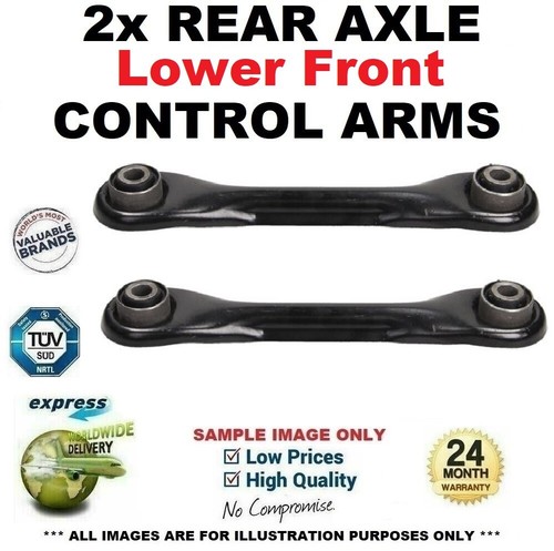 Rear axle lower - 2x, front