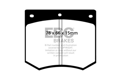 Ebc ultimax front - front, pads