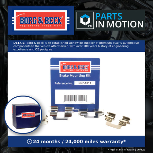 Brake pad fitting kit - fitting,