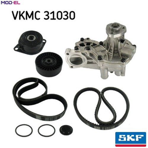 Water pump vribbed - water, kit