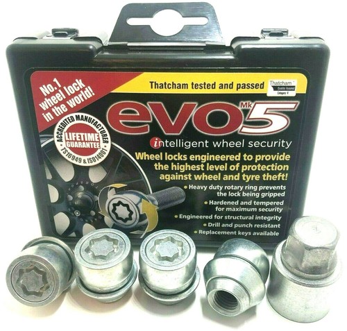 Alloy wheel locking nuts - 4,