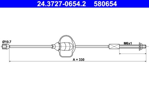 Parking brake cable ate - cable,